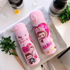 BÌNH NƯỚC cho bé hoạ tiết LABUBU 420ml - LikeKids