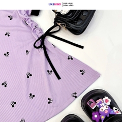Váy bé gái chất THUN TĂM hoạ tiết Mickey MH1L96