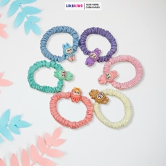 Set cột tóc cho bé gái hoạ tiết LAPUPU (6 cái) - LikeKids