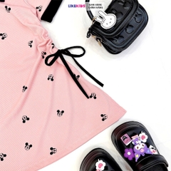 Váy bé gái chất THUN TĂM hoạ tiết Mickey MH1L96