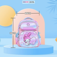 Balo cho bé họa tiết CARTOON NHỎ từ lớp 1 đến lớp 3 kích thước 26x36cm