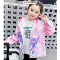 Áo KHOÁC GIÓ cho bé gái HÌNH cute - LikeKids