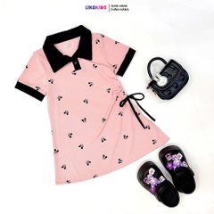 Váy bé gái chất THUN TĂM hoạ tiết Mickey MH1L96