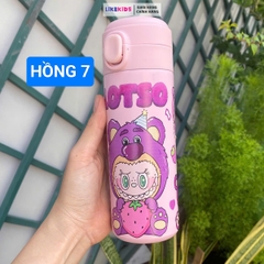 BÌNH NƯỚC cho bé hoạ tiết LABUBU 420ml - LikeKids