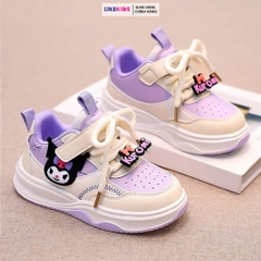 Giày BATA cho bé gái kiểu dáng CỘT DÂY hoạ tiết cute K60