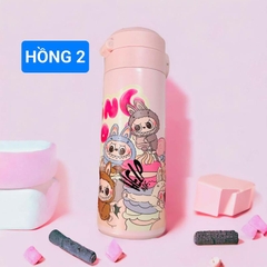 BÌNH NƯỚC cho bé hoạ tiết LABUBU 420ml - LikeKids