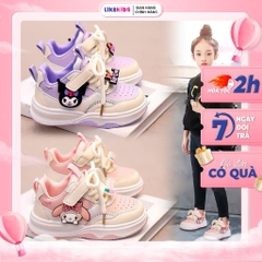 Giày BATA cho bé gái kiểu dáng CỘT DÂY hoạ tiết cute K60