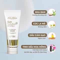 Kem chống nắng toàn thân Sun Solution 100g - Màu Trắng - Trong Mát