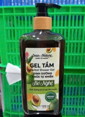 Gel tắm dinh dưỡng thiên nhiên bơ nghệ