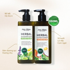 Bộ Gội Xả thảo dược phục hồi herbal 550ml