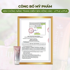 Kem chống nắng trang điểm sen hồng hào LITTLE LOTUS - 50ml