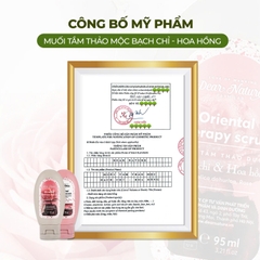 Muối tắm Oriental therapy scrub Bạch chỉ & Hoa hồng