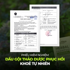 Dầu gội thảo mộc phục hồi Khoẻ Tự Nhiên Herbal Shapoo