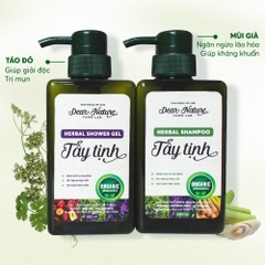 Bộ Gel Tắm & Dầu Gội Mùi già lá xông Tẩy Tịnh 480ml