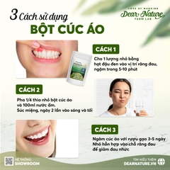 Bột cúc áo hoa vàng 15g