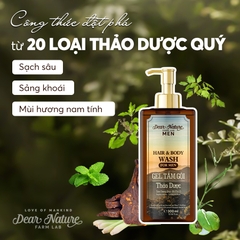 Gel tắm gội thảo dược nam giới