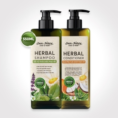 Bộ Gội Xả thảo dược phục hồi herbal 550ml