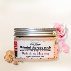Muối tắm Oriental therapy scrub Bạch chỉ & Hoa hồng
