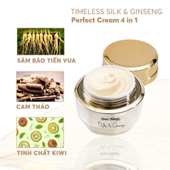 Kem dưỡng da chống lão hoá Sâm tiến hoàng cung 4 in 1 Timeless Silk & Ginseng Perfect Cream 30ml