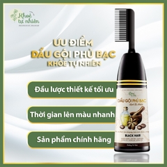 Dầu gội phủ bạc Khoẻ Tự Nhiên Black Hair Shampoo