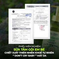 Sữa tắm gội em bé Khoẻ Tự Nhiên Don't cry baby