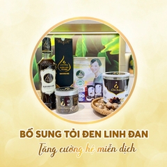 Nước cốt Tỏi đen Sâm-Mật ong Linh Đan 300ml