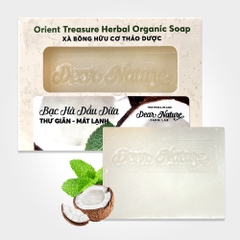 Xà Bông Thảo Dược Orient Treasure Bạc Hà Dầu Dừa 100gr