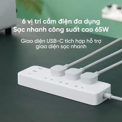 Ổ cắm thông minh 6 cổng 65W Xiaomi CXP01