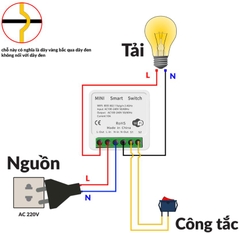 Công Tắc Thông Minh Wifi Tuya 10A Smart switch