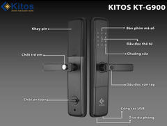 Khoá cửa vân tay Kitos KT-G900