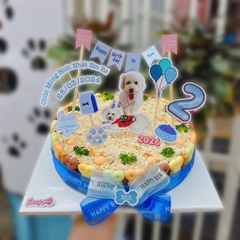 Bánh sinh nhật pate cho thú cưng bản VEGGIE