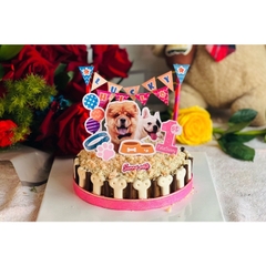 Bộ sticker trang trí bánh sinh nhật cho thú cưng