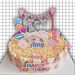 Bánh sinh nhật pate cho thú cưng - Size M 18cm