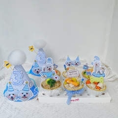 Set CUPCAKE Sunny pate tươi chúc mừng thú cưng