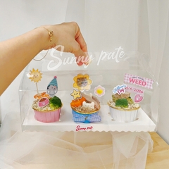 Set CUPCAKE Sunny pate tươi chúc mừng thú cưng