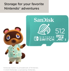 SD Card Nintendo Switch (512GB) - Animal Crossing