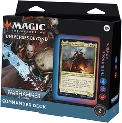 MTG: Universes Beyond - Warhammer 40,000 Commander Deck – The Ruinous Powers