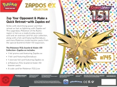Pokemon TCG: Scarlet & Violet 3.5 - 151 Zapdos Ex Box