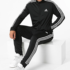 SS.10 GK9651 - SET TRACKSUIT ADIDAS ĐEN HỌA TIẾT 3 SỌC
