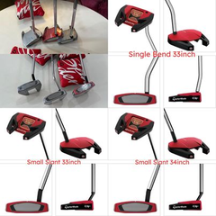 OD.10 - Gậy Golf Spider GT SMALL SLANT + SINGLE BEND  GTR 1.0 Black/Red 33 Inch + 34inch