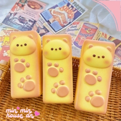 Squishy Chậm Tăng - Bánh Mỳ Chân Mèo Ngọt Ngào HT