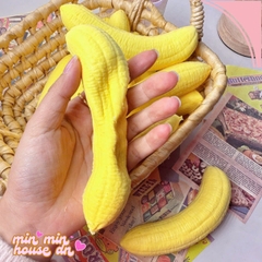 Squishy HT Quả Chuối Chín Vàng Slow Mềm
