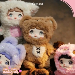 Nommi Ver 1 Động Vật Đáng Yêu, Blind Box Ngẫu Nhiên, móc khoá túi gấu bông