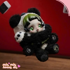 Skullpanda Panda - Gấu trúc - Bảng đặc biệt 17cm móc khoá POP MART