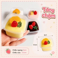 Squishy HT Mochi Hộp Vuông dính nhẹ