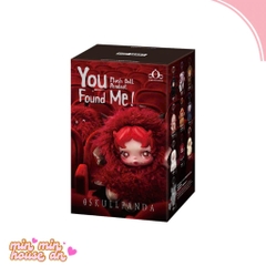 SKULLPANDA You Found Me! Series Plush Doll Pendant BLIND BOX POP MART - Skullpanda v3