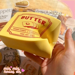 Squishy HT Cục Bơ Butter Cho Bánh Mỳ Slow Chậm Tăng Siêu Mềm Mịn