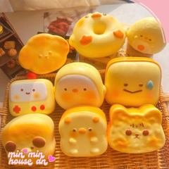 Squishy Bánh mỳ hình động vật dễ thương Chậm Tăng Mềm Mịn