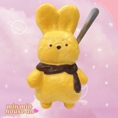 Squishy HT Thỏ Quấn Khăn