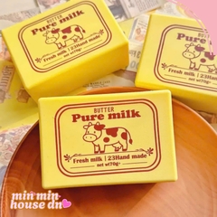 Squishy HT Cục Bơ Phô Mai Con Bò Sữa